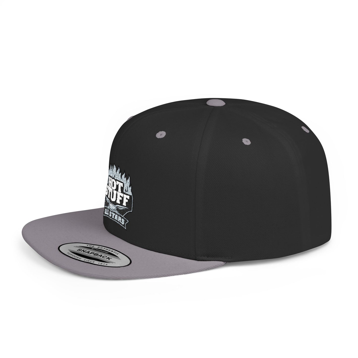 Flat Bill Snapback Cap
