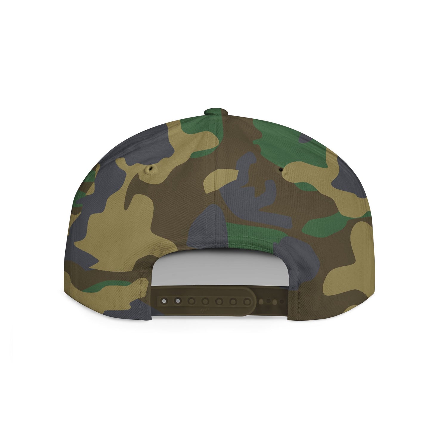 Flat Bill Snapback Cap