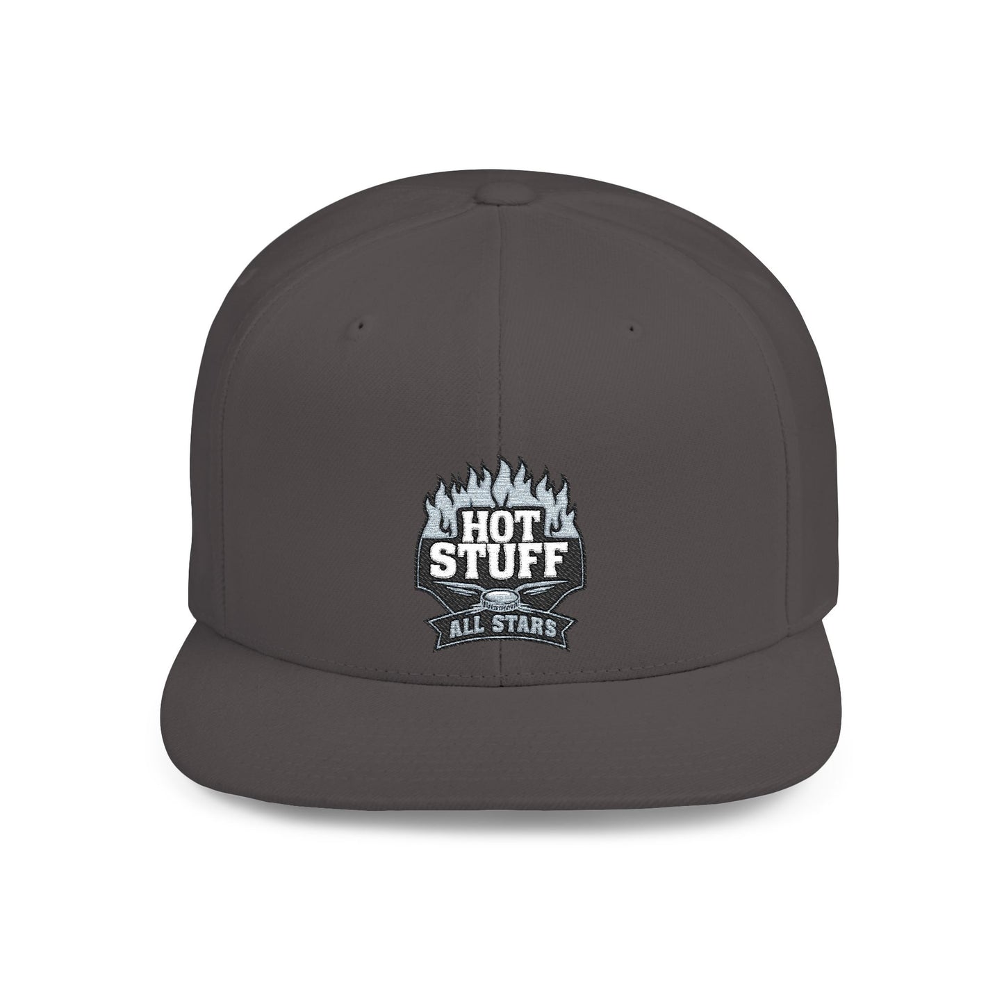 Flat Bill Snapback Cap