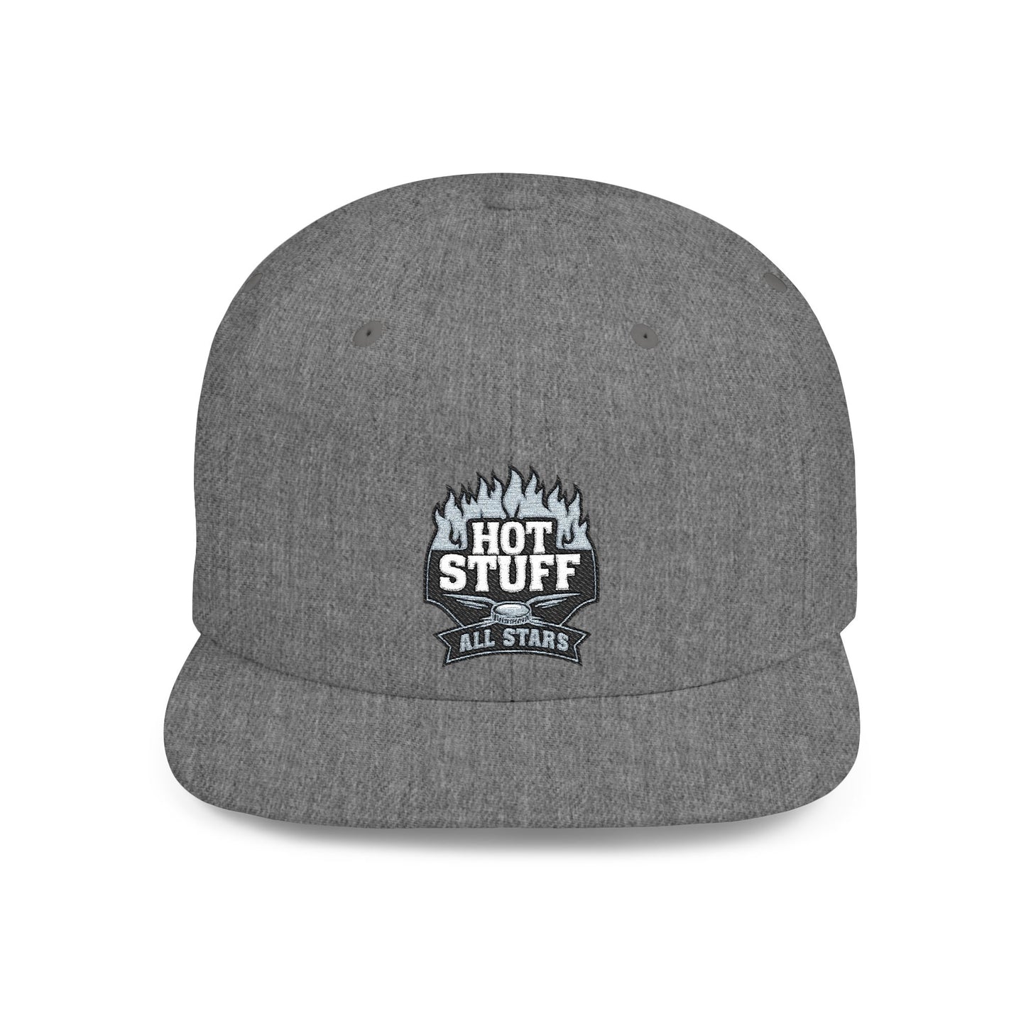 Flat Bill Snapback Cap