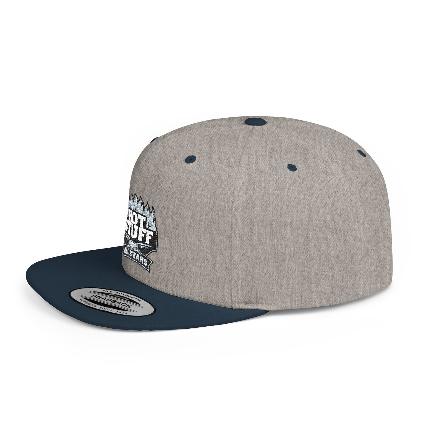 Flat Bill Snapback Cap