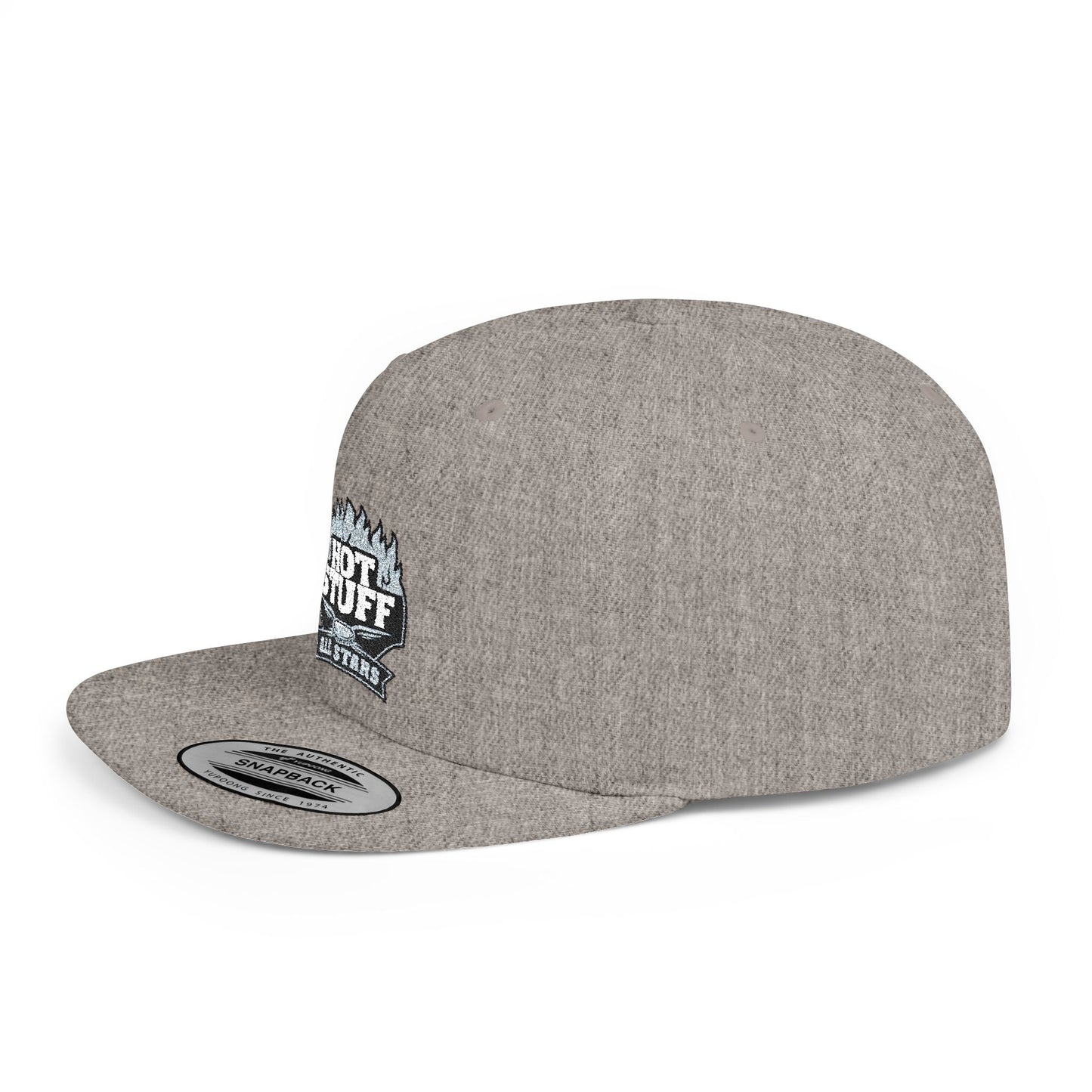 Flat Bill Snapback Cap