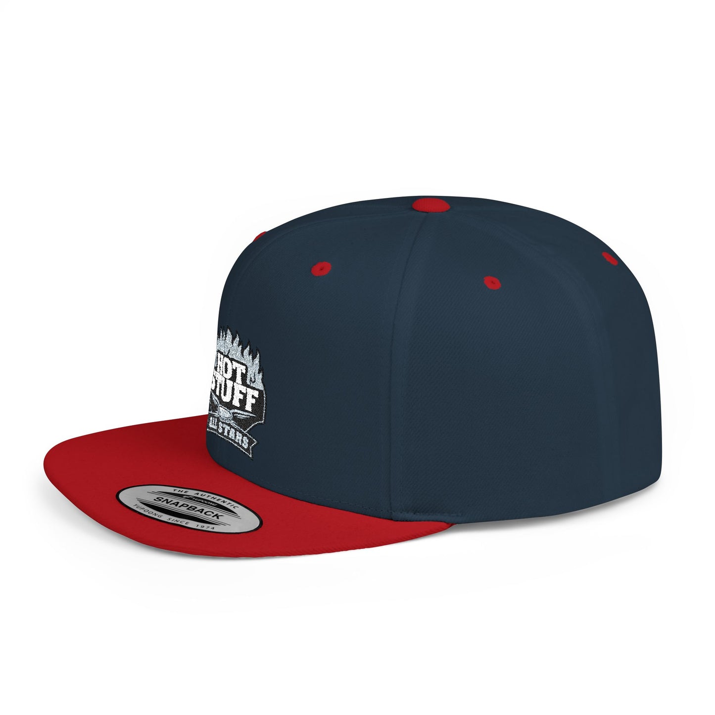 Flat Bill Snapback Cap