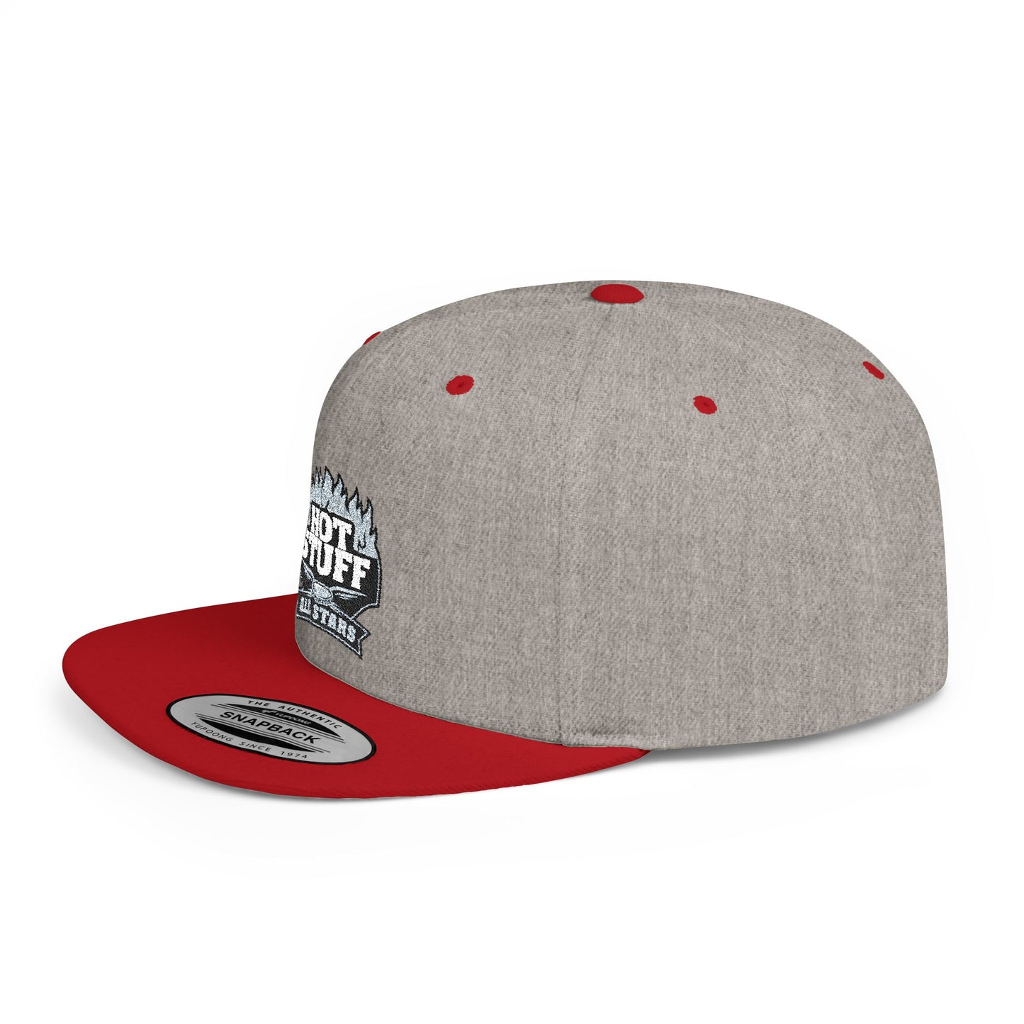 Flat Bill Snapback Cap