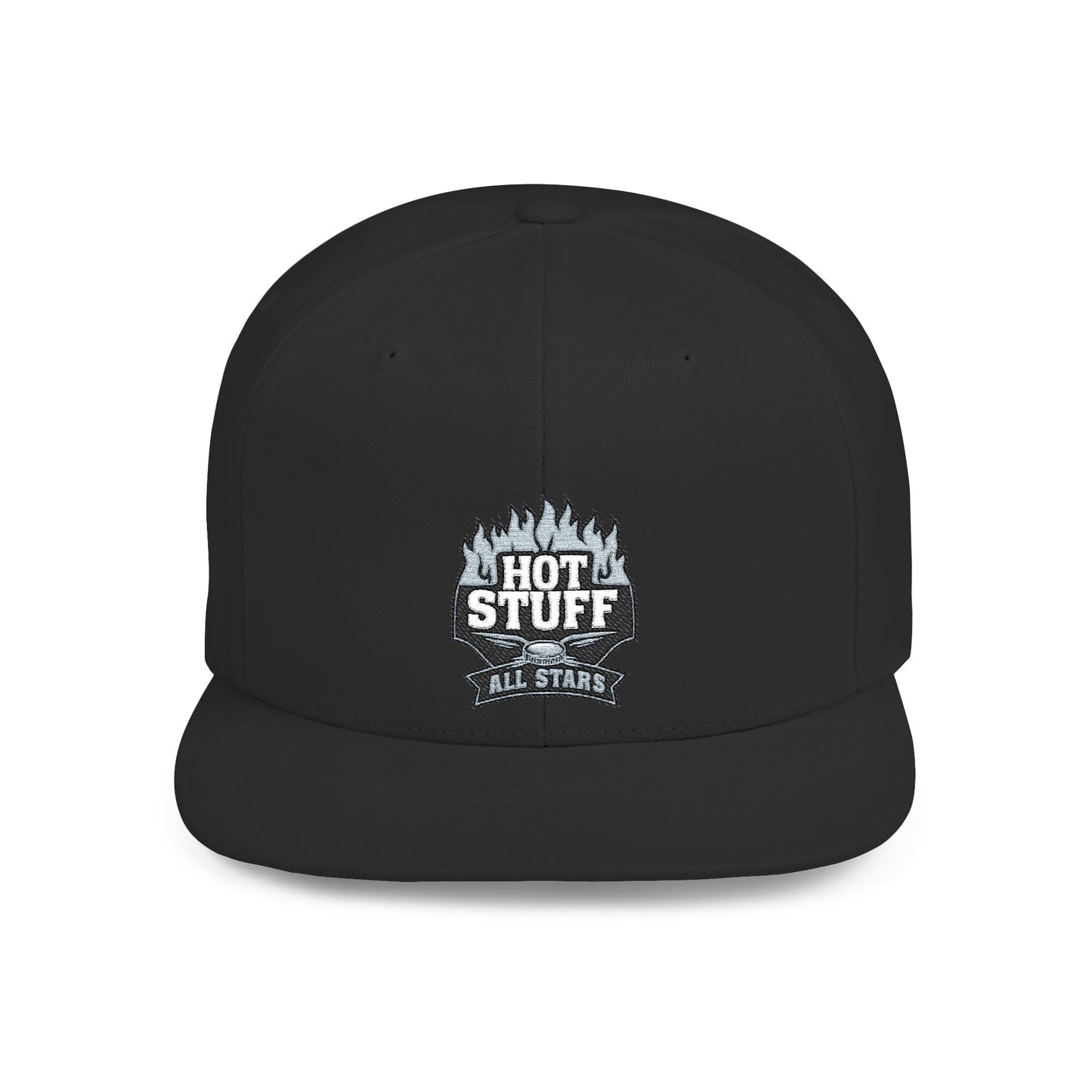 Flat Bill Snapback Cap
