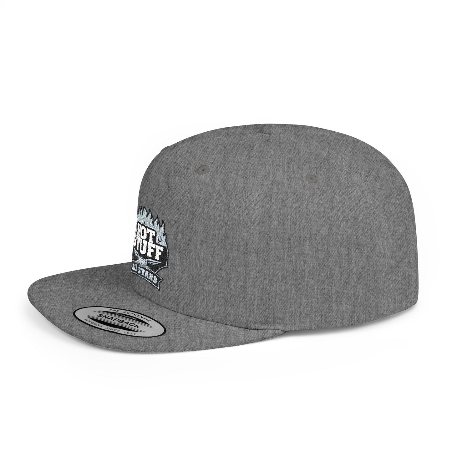 Flat Bill Snapback Cap