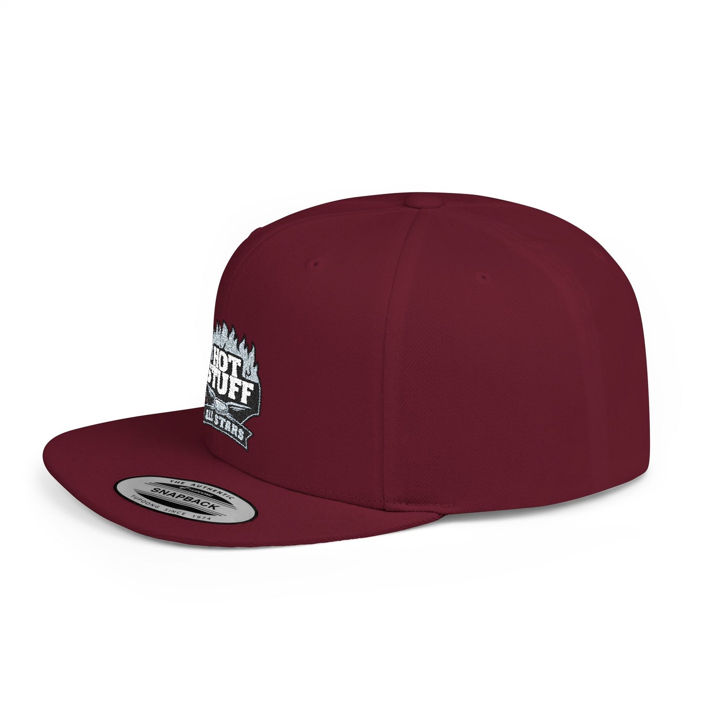 Flat Bill Snapback Cap