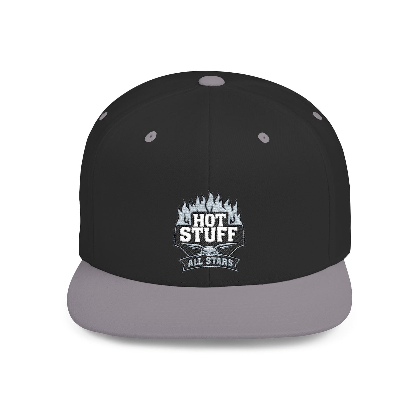 Flat Bill Snapback Cap