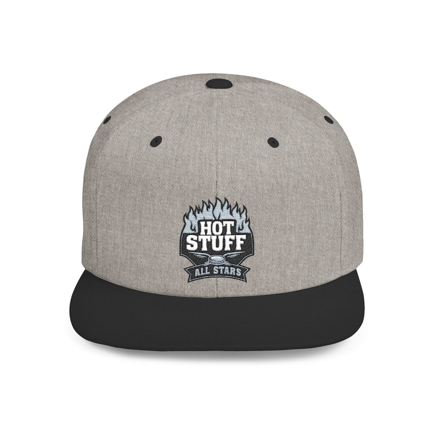 Flat Bill Snapback Cap