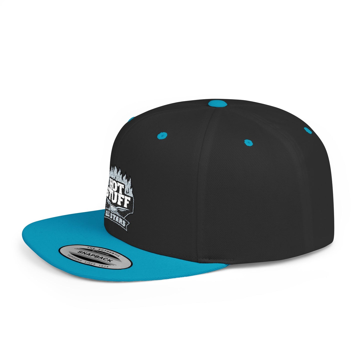 Flat Bill Snapback Cap
