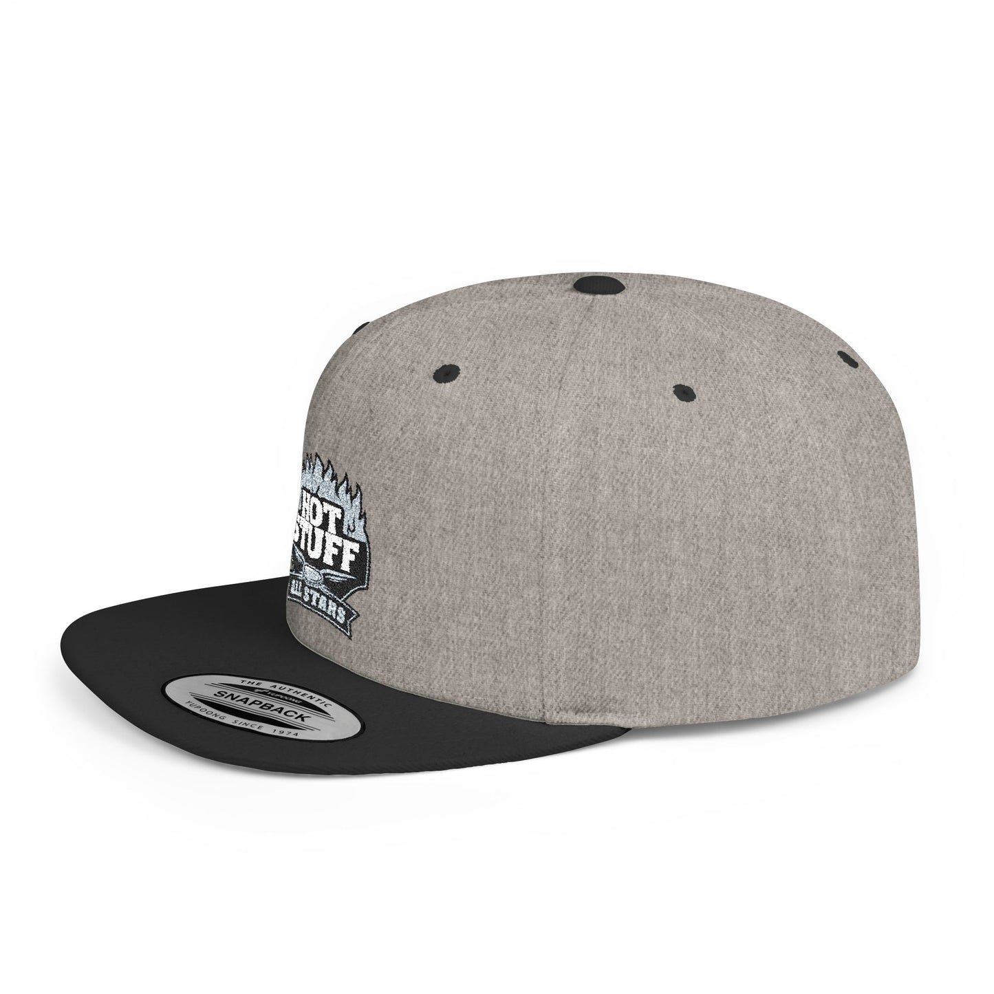 Flat Bill Snapback Cap
