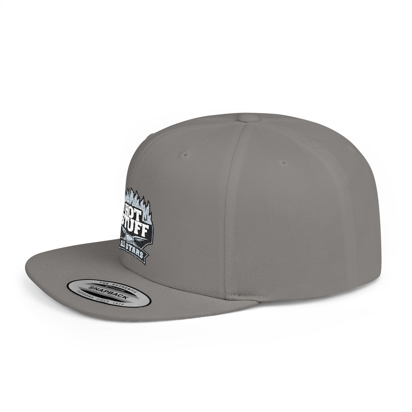 Flat Bill Snapback Cap