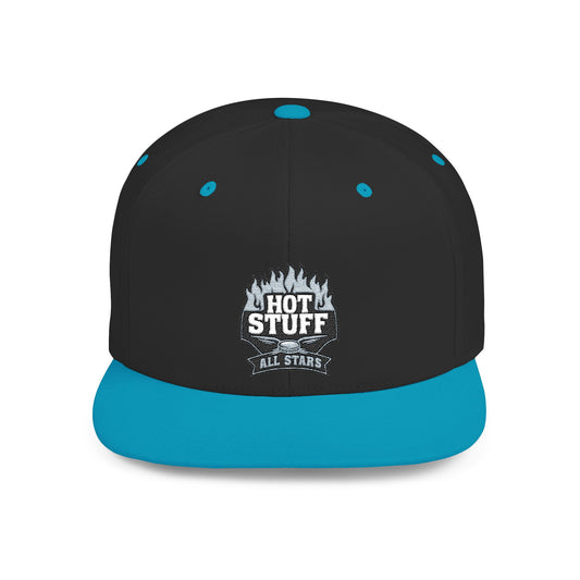 Flat Bill Snapback Cap
