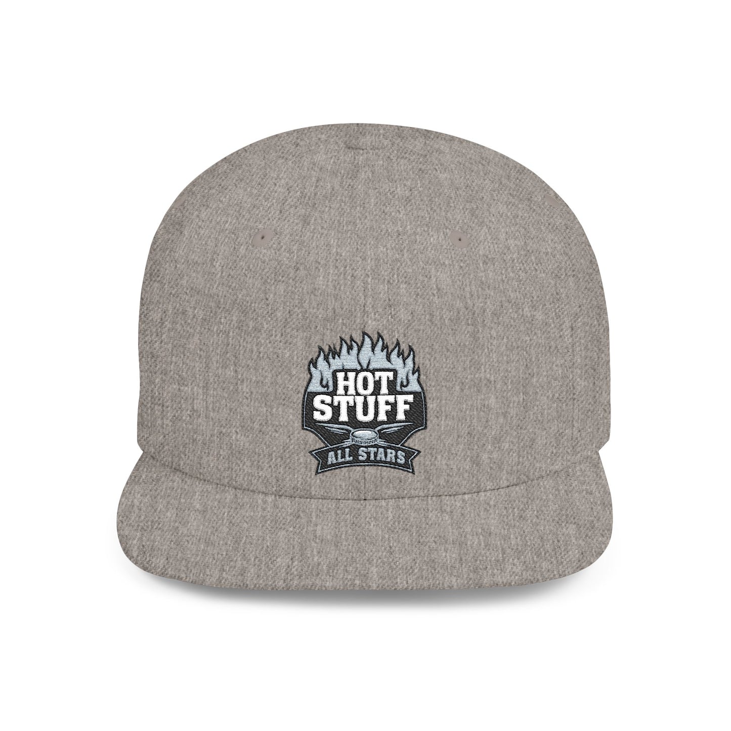 Flat Bill Snapback Cap
