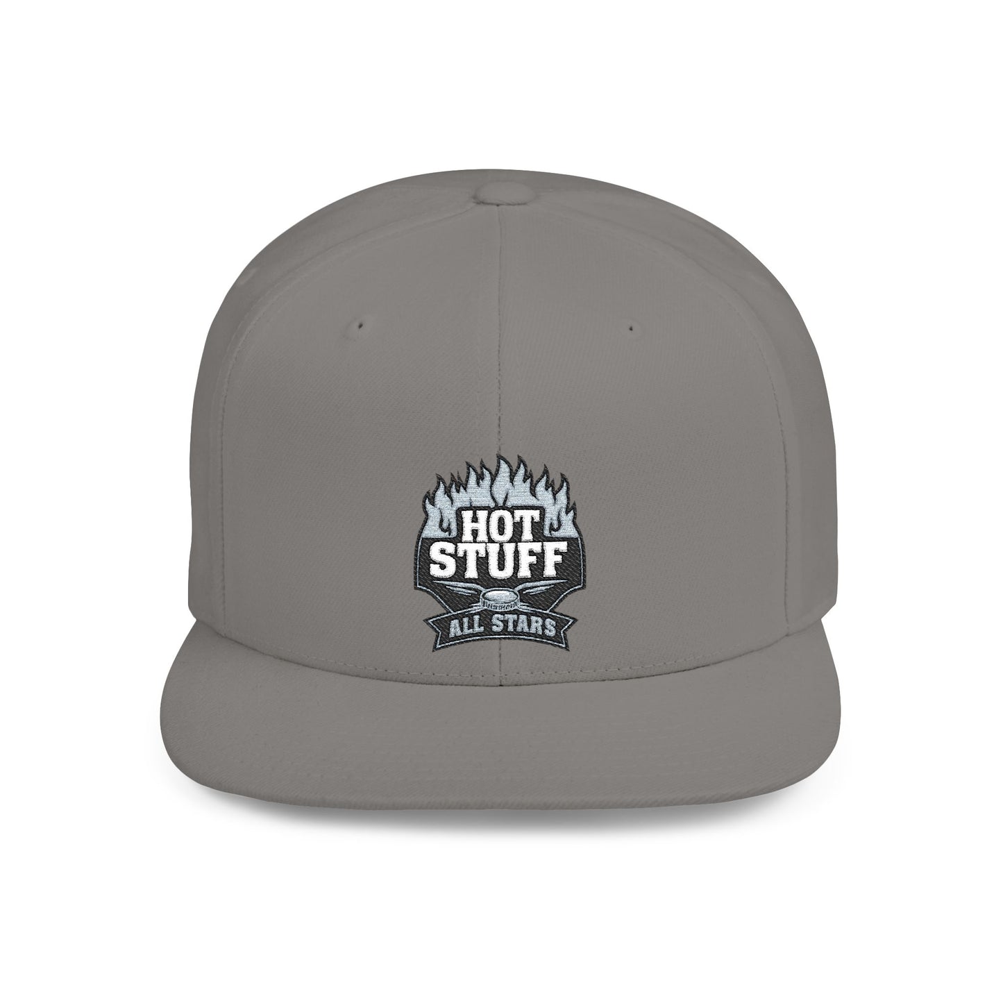 Flat Bill Snapback Cap
