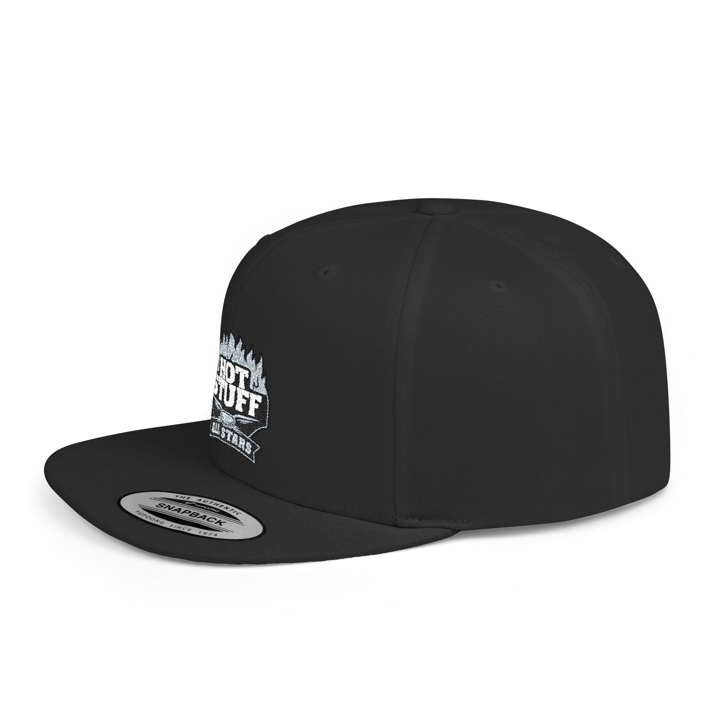 Flat Bill Snapback Cap