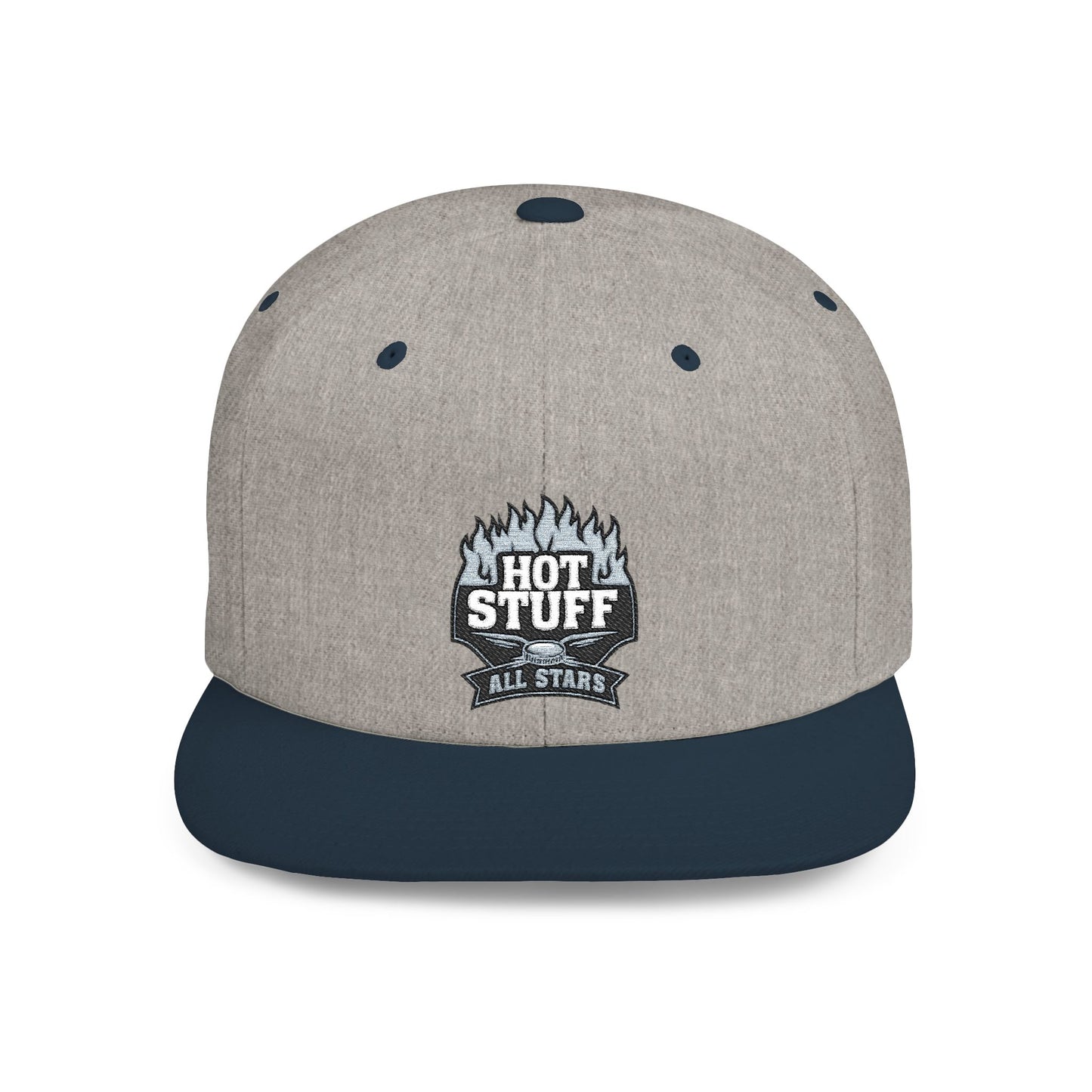 Flat Bill Snapback Cap